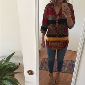 Plenty by Tracy Reese African Print Tunic